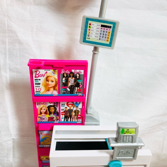 Barbie Grocery Store (15 mini pc) Shelves Checkout & S Grocery Checkout - Picture 7 of 13